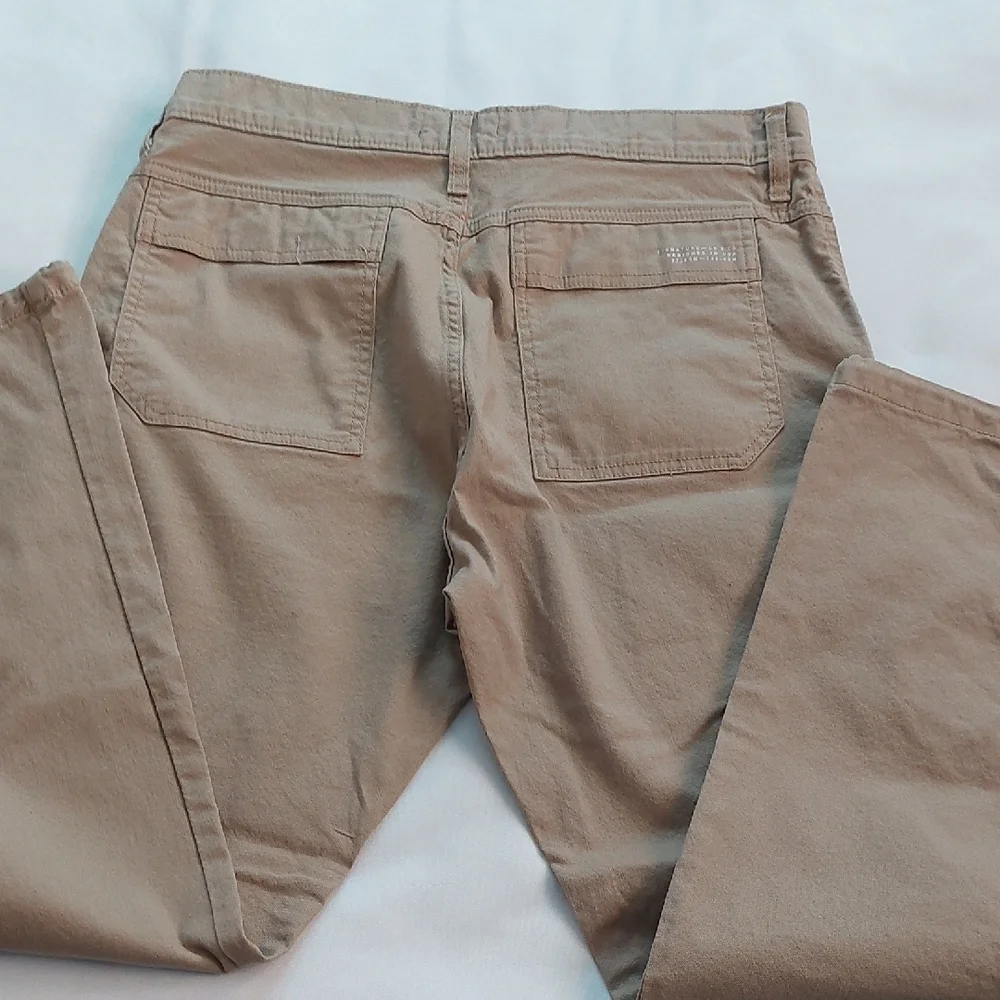 Signature Gold Taupe Levis‎ Straus Casual Pants Mens Size 34X30
